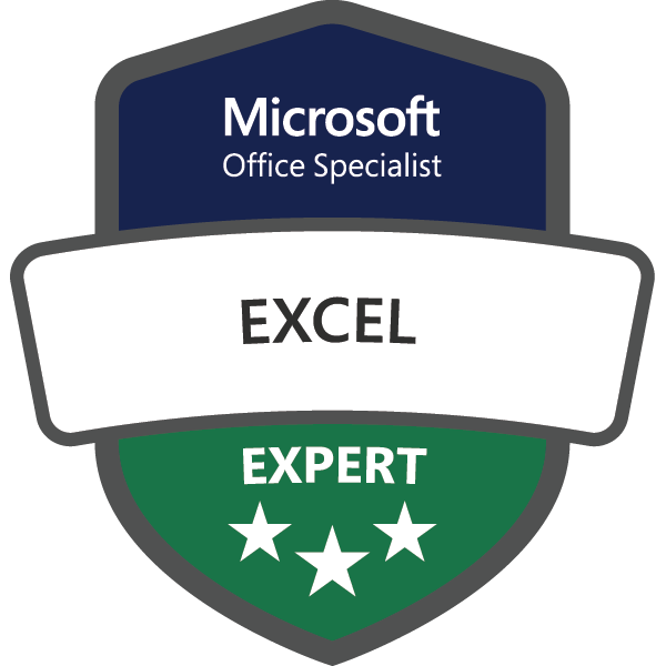 Microsoft Office Specialist — Excel Expert badge