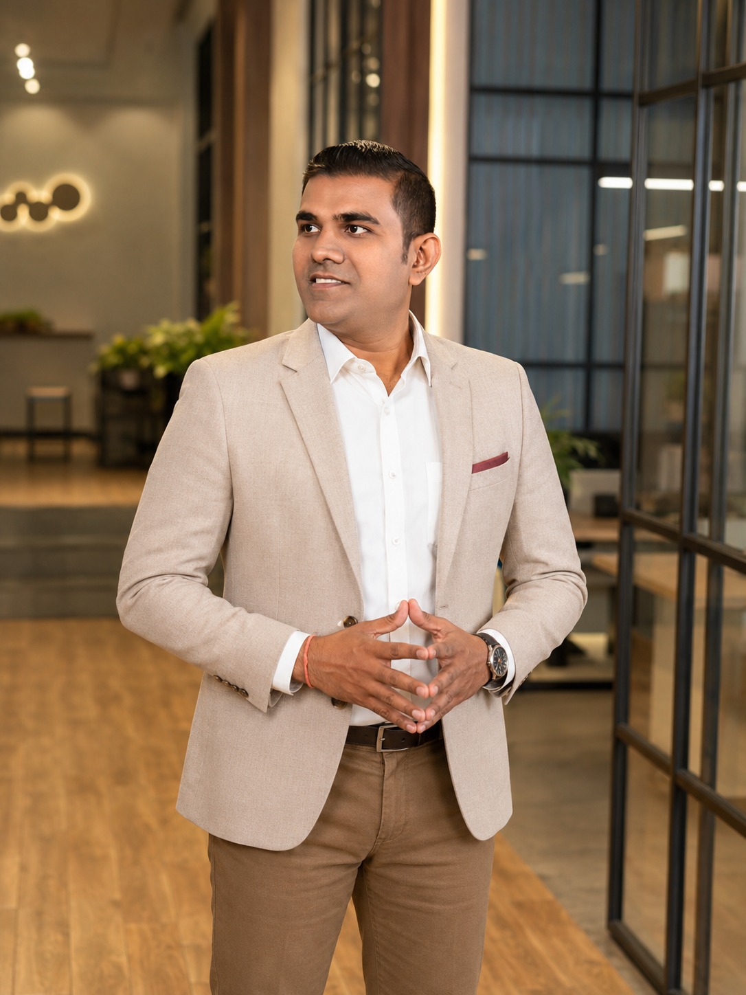 Raj Singh speaking during a corporate training session